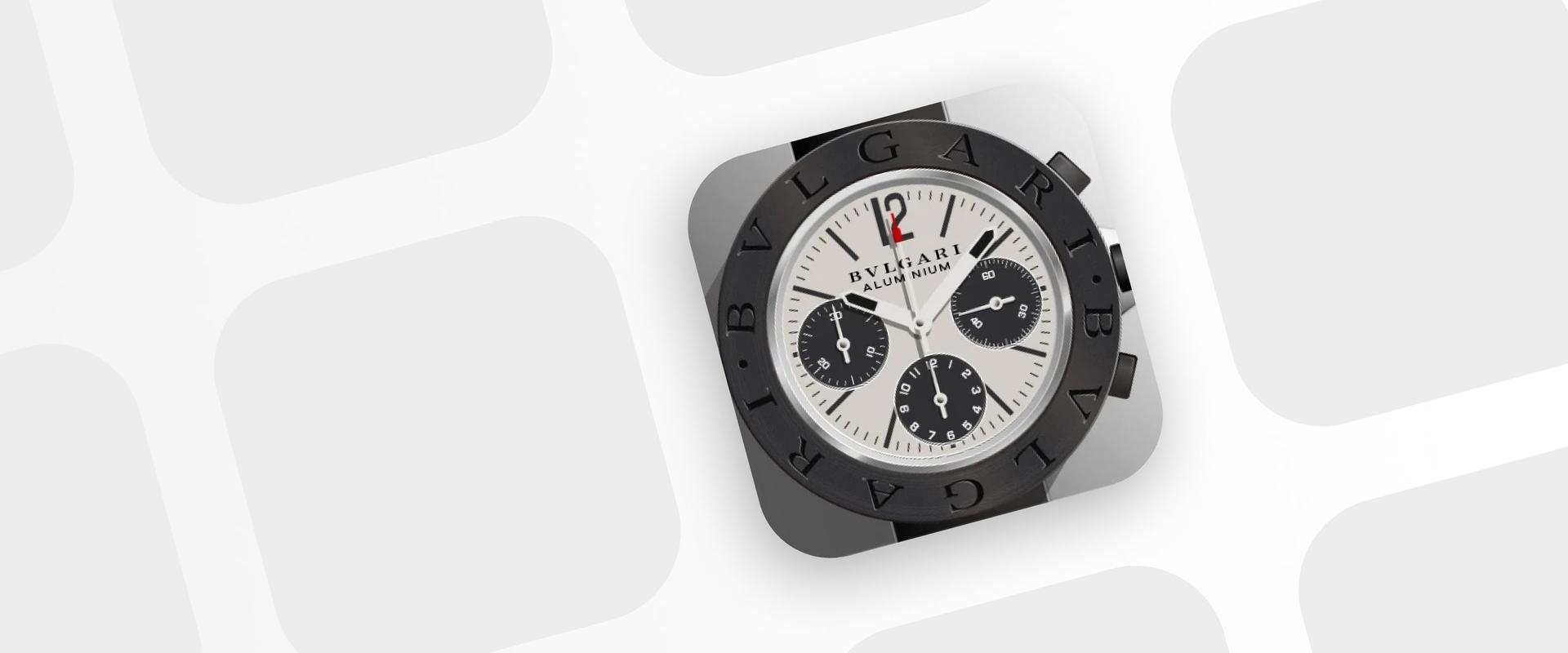 BVLGARI Watch Icon | Skeuomorphic Icon Design - YUKI SUSAI